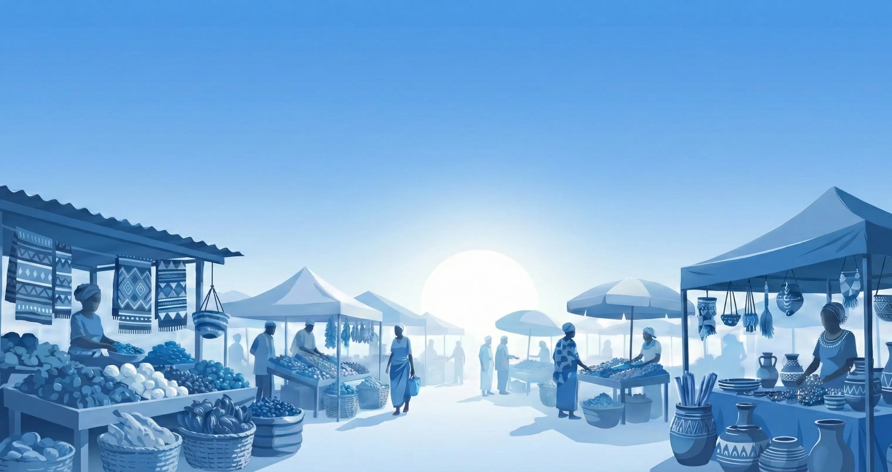 African market background