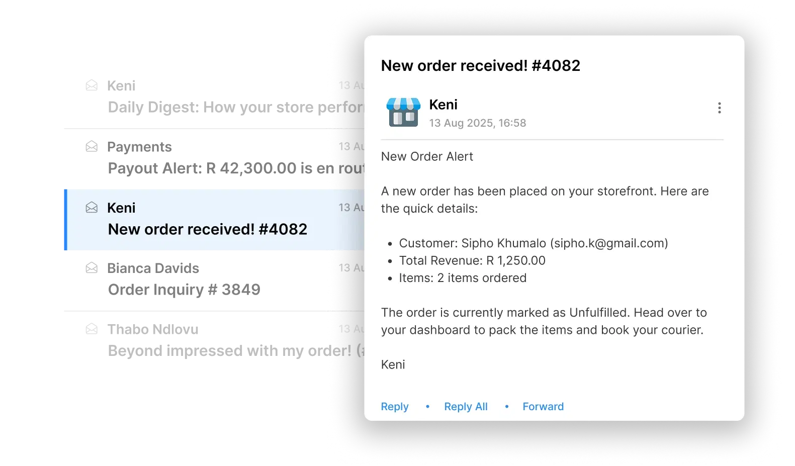 Custom Email