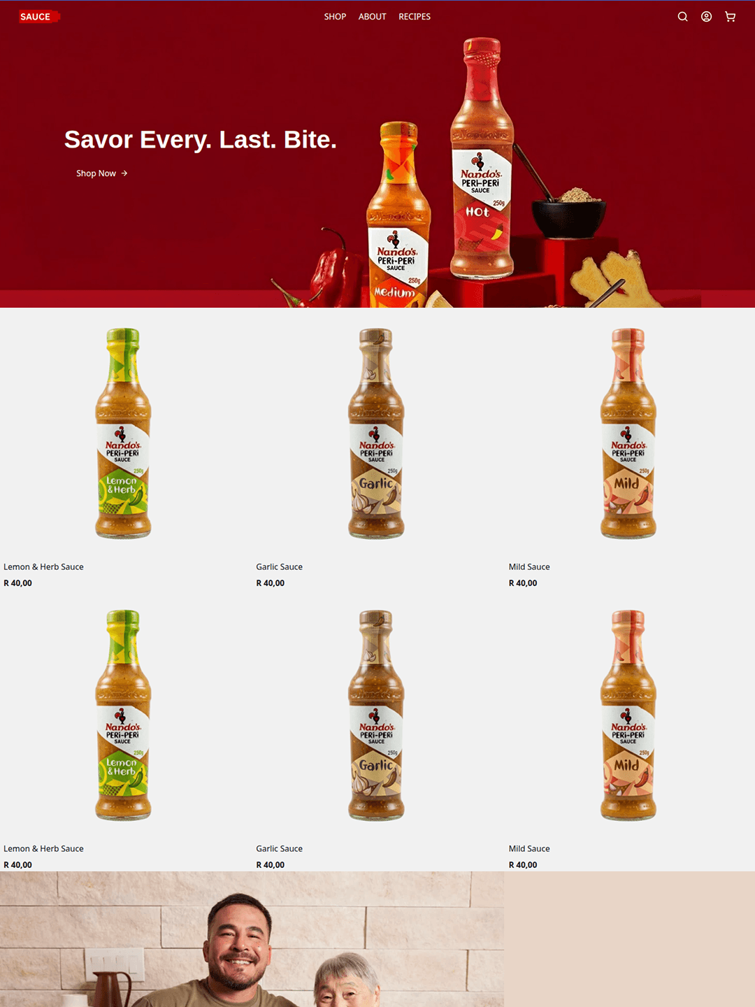 Food & Grocery template